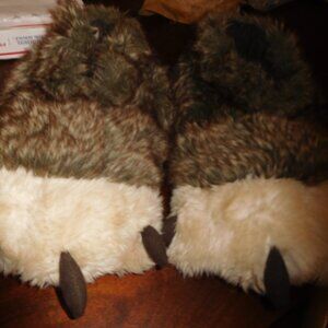 Great Wolf Slippers w/Ears